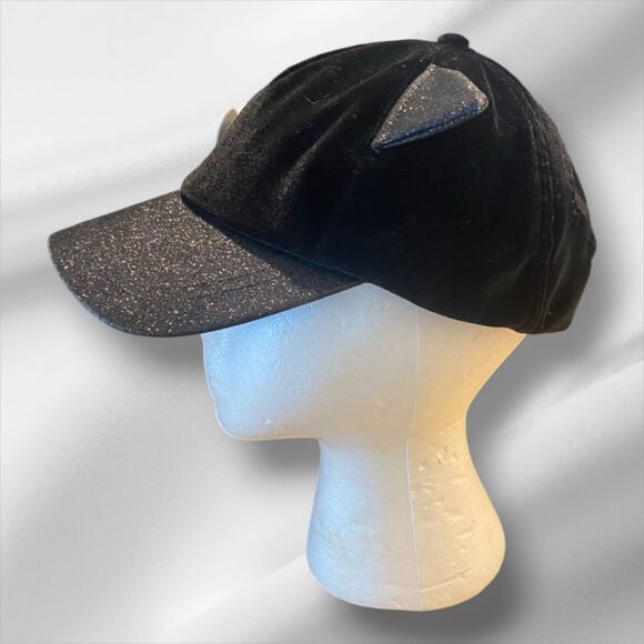 SALE✨The Children’s Place Glitter Cat Ears Hat – Black L/XL - NWOT - Picture 3 of 9